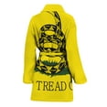 thumbnail image 2 of Don'T Tread On Me Gadsden Flag Women Bathrobe One Size Univeral Fits Fashion Lightweight Plush Fleece Long Robe For Women, 2 of 3