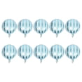 thumbnail image 1 of 10 globos redondos a rayas para cumpleaños, bodas, decoración del hogar., 1 of 7
