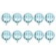 thumbnail image 1 of 10 globos redondos a rayas para cumpleaños, bodas, decoración del hogar., 1 of 7