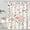 Coral, variant on Coral Pink Floral Shower Curtain 60x72, Watercolor Flower Fabric Shower Curtain for Bathroom, Peach Pink Cute Wildflower Butterfly Cloth Shower Curtain Set with Hooks