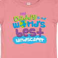 thumbnail image 4 of Inktastic My Daddy is the World’s Best Landscaper Boys or Girls Baby T-Shirt, 4 of 5