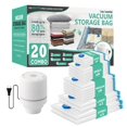 thumbnail image 1 of Bolsas de almacenamiento al vacío Cozy Essential, paquete de 20 con bomba eléctrica, 1 of 7