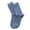 Dark Blue, variant on Opvise Mens Socks 1 Pair Men Solid Color Breathable Cotton Ribbed Elastic Middle Tube Crew Socks Coffee