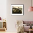 thumbnail image 3 of Historic Framed Print, Seelisberg and Hotel Sonnenberg Lake Lucerne Switzerland, 17-7/8" x 21-7/8", 3 of 9