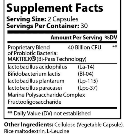FitNOW Club Probiotic Dietary Supplement for Men and Women-1 Pack (60 Count)