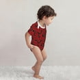 thumbnail image 5 of Rocae Rose Flowers for Baby Climbing Clothes Soft Baby Romper for Active Infants Comfortable and Breathable Crawling Jumpsuit Unisex Baby Outfit 2 Years, 5 of 8