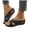 Black, variant on Women's Wedge Platform Sandals Comfortable Slip On Backless Slide Beach Sandal Open Toe Non Slip Work Shoes Blue Size 7