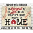 thumbnail image 5 of Metal Sign - In Baseball As In Life - Durable Metal Sign - Use Indoor/Outdoor - Makes a Great Baseball Inspired Home Decor Under $25 (12" x 18"), 5 of 5