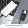 thumbnail image 6 of AGPTEK MP3 Player, Lossless Sound Music Player with Speaker A02X 32GB Black, 6 of 8