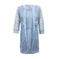 thumbnail image 4 of Robes pour la Mère de la Mariée pour Femmes Manches Longues Veste Longueur Genou, 4 of 6