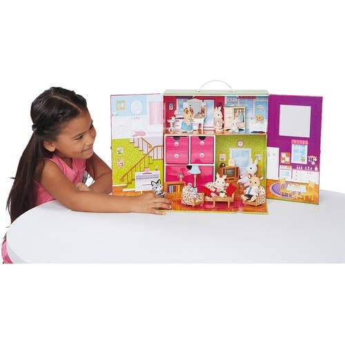 calico critters carry and play case