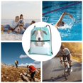 thumbnail image 6 of Naloa Dog In Bathtub Drawstring Backpack String Bag Cinch Water Resistant for Gym Shopping Sport Yoga, 6 of 6