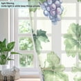 thumbnail image 4 of Yayeee Window Curtains Set of 2 for Living Room Light Filtering 63"x42", Grape Leaves Pattern, 4 of 7