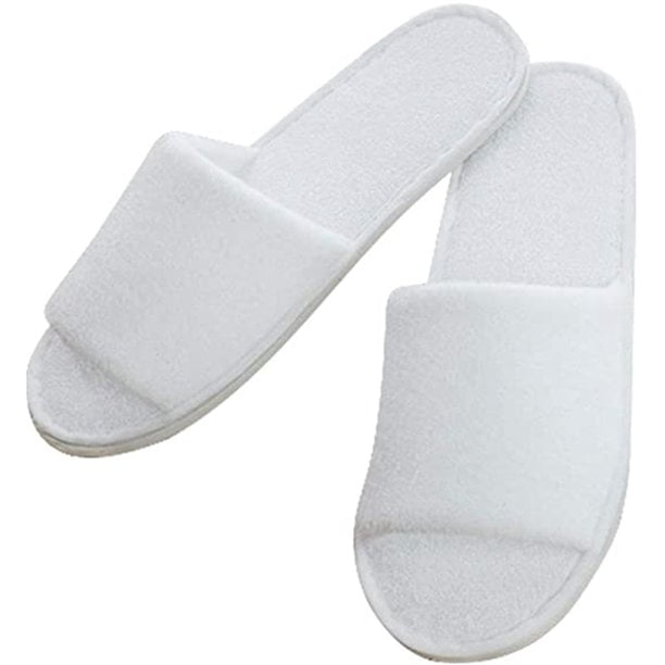 1/5/10 pairs disposable closed toe guest slippers hotel spa slipper shoes*ES 
