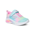 thumbnail image 2 of Skechers Girls Rainbow Flash-Light Up Velcro Strap Sneakers, 2 of 6