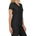thumbnail image 2 of koi Basics Becca Women's 4-Pocket Stretch Scrub Top Ruby XL, 2 of 5