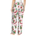 thumbnail image 3 of Daiia Gnomes Merry Christmas Women's Sleep Pant with Pockets and Drawstring,Pajama Pants-Small, 3 of 9