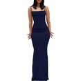 thumbnail image 2 of ORUYROP Robe Maxi Moulante pour Femmes Aguichant à Bretelles Spaghetti Sans Manches Moulante Longue 2023, 2 of 7