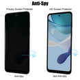 thumbnail image 4 of UZWZW (3+3) for Motorola Moto G 5G 2023 Privacy Screen Protector Tempered Glass with Camera Lens Protector, 4 of 7