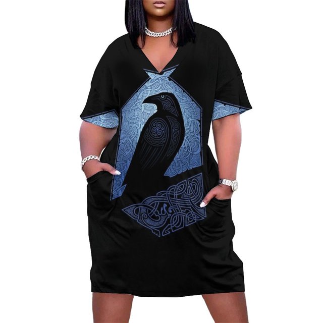 GUARDIAN Vestido holgado con bolsillos, vestido de verano, vestidos de noche de lujo para mujer, vestidos de noche elegantes para mujer 2025