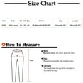 thumbnail image 3 of Plebaso Wide Leg Pants for Women Solid Color Elastic Waist Button Decoration Trousers Ladies Casual Loose Pants, 3 of 6