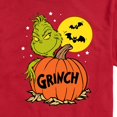 thumbnail image 2 of The Grinch  - Grinch And Pumpkin  - Men's Short Sleeve Graphic T-Shirt, 2 of 5