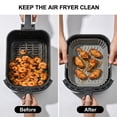 thumbnail image 5 of 5 Pcs Rectangle Silicone Air Fryer Liners, Reusable Air Fryer Silicone Liners, Food Grade Air Fryer Liners Silicone for Air Fryer Basket, 5 of 10