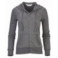 thumbnail image 3 of Boxercraft BW5201 Women's Dream Fleece Full-Zip Hoodie-Black Heather-2XL, 3 of 4