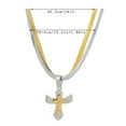 thumbnail image 5 of JZROCKER Portable Double Crosses Necklace Streetwear Inspire Jewelry Accessory for Fashion Forward Individuals Adjustable Chain, 5 of 11