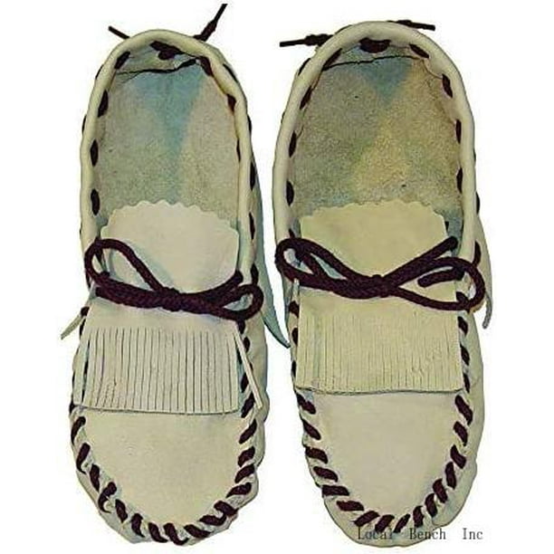 Make Your Own Moccasins DIY Leather Moccasin Craft Project Handmade