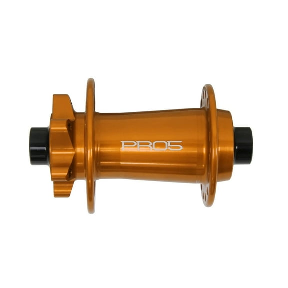 Hope Pro 5 Front Hub - 15 x 110mm, 6-Bolt, Orange, 32H