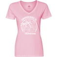 thumbnail image 3 of Inktastic Summer Vacation Mode Coronado Beach California Women's V-Neck T-Shirt, 3 of 5
