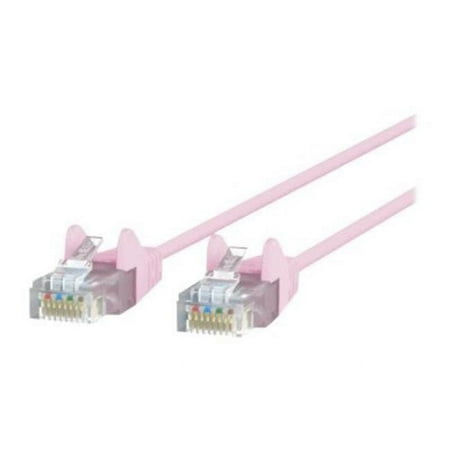 UPC: 0745883804771 | Belkin International CE001B07-PNK-S 7 ft. Cat6 28AWG UTP Slim Snagless Ethernet Patch Cable  Pink