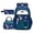Green, variant on Dalxymotic Backpack for Boys, 3-in-1 Bookbag with Lunch Bag, Pencil Case, Breathable Padded Shoulder Strap, Lightweight Set for Travel, Camping, Hiking, Outdoor