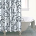 thumbnail image 4 of Waterproof Modern Simple Farmhouse Shower Curtain 72x72 Inch Boho Style Polyester Unique Shower Curtain for Bathroom Hotel Home Decor with 12 Plastic Hooks, 4 of 5