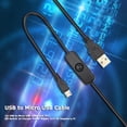 thumbnail image 3 of Cable USB a Micro USB Kuymtek con Interruptor de Encendido/Apagado 1 m para Raspberry Pi, 3 of 8
