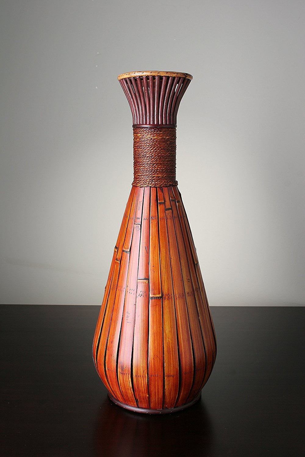 Hosley 18 High Bamboo Tall Floor Vase Ideal Gift For Home