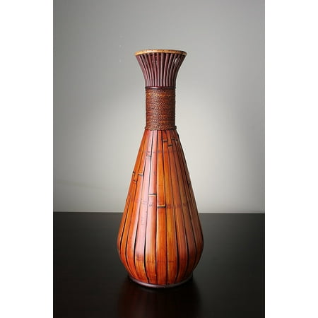 Hosley 18 High Bamboo Tall Floor Vase Ideal Gift For Home