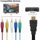 thumbnail image 3 of HDMI to RCA Cable, HDMI to 5 RCA Converter Adapter Cable, 1080P HDMI to AV-2025, 3 of 5