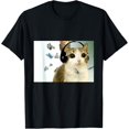 thumbnail image 1 of Cat Owl Funny Cursed Internet Meme Funny Meowl Meme Camiseta, 1 of 2