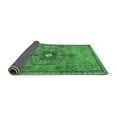 thumbnail image 2 of Ahgly Company Indoor Round Persian Emerald Green Traditional Area Rugs, 7' Round, 2 of 4