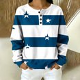 thumbnail image 7 of Cmfcve Cut Star Shirt for Women Oversized Printed Long Sleeve Pullover Sweatshirts Fashion Casual Daily Tops, 7 of 7