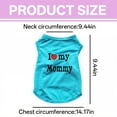 thumbnail image 5 of GASTROPOD Dog Shirts,Charming 鈥淚 Love My Mom/Dad鈥?Message Dog Clothes,Ideal for Any Occasion Puppy Clothes,Mommy,S, 5 of 5