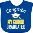 thumbnail image 3 of Inktastic Congrats My Cousin Graduated with Cap Boys or Girls Baby Bib, 3 of 4