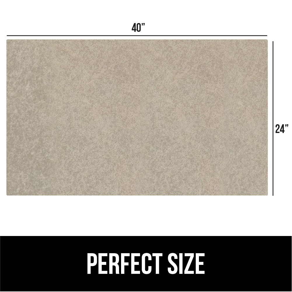 GORILLA GRIP LeakGuard Under Sink Mat, Waterproof Shelf Liner, Non-Adhesive, 24x40 Beige