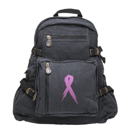 Breast Cancer Awareness Army Sport Heavyweight Backpack Bag Painted Pink