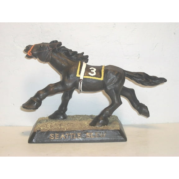 Seattle Slew Horse Racing Thoroughbred Legends Bobblehead
