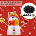 thumbnail image 3 of Safety Eyes Toys Black Plastic Bear Doll Animal Making 2024 Screw Craft, 3 of 9