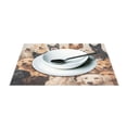 thumbnail image 3 of Ryvnso Placemats Set of 4 Cute Dog Doodle Dining Mats Heat-Resistant Non-Slip Washable Table Mat, 3 of 8