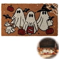 thumbnail image 3 of 35.4x23.6 Inch Ghost Dog Pumpkin Coir Doormat, Spooky Seasonal Fall Halloween Outdoor Welcome Rug, Versatile Durable Home Porch Non Slip Decorative Entrance Mat Gift, 3 of 8